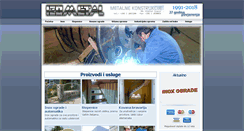 Desktop Screenshot of izometal.hr